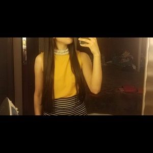 Mustard Yellow Blouse